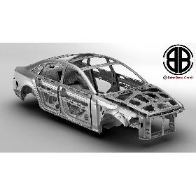 Generic Car Body in white